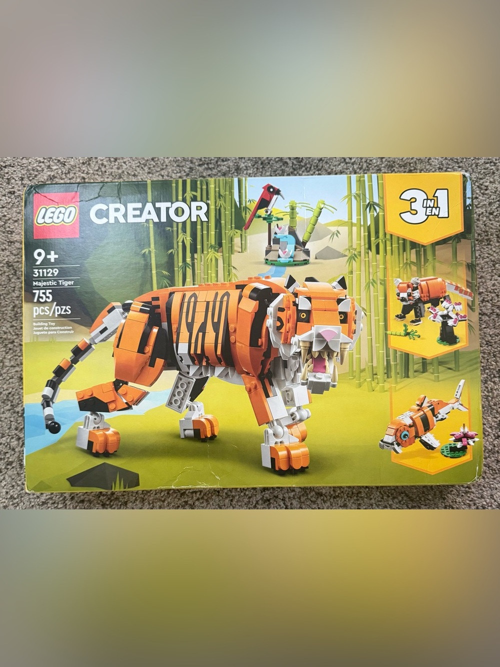 Lego Orange and White Tiger Creator Building Set